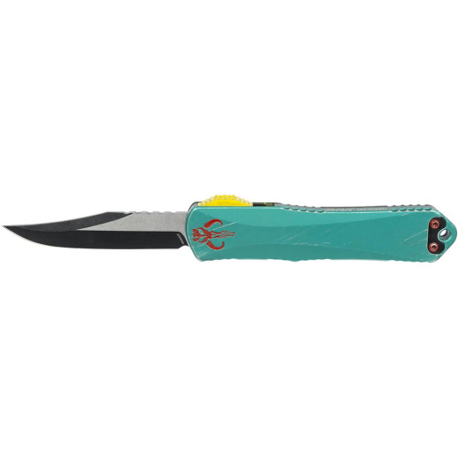 Нож Heretic Manticore E Bounty Hunter Bowie MagnaCut Aluminium CF Turquoise