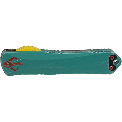 Нож Heretic Manticore E Bounty Hunter Bowie MagnaCut Aluminium CF Turquoise