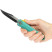 Нож Heretic Manticore E Bounty Hunter Bowie MagnaCut Aluminium CF Turquoise