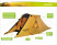 Палатка KingCamp Apollo Light (KT3002) Yellow