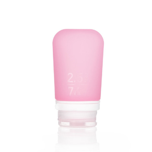 Силиконовая бутылочка Humangear GoToob + Medium, розовая