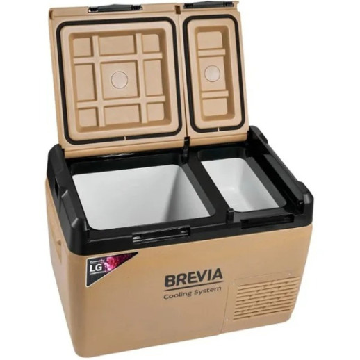 Портативный холодильник BREVIA 31L, двухкамерный (Компрессор LG) (23335)