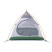 Палатка Naturehike Сloud Up 1 Updated NH18T010-T, 210T сверхлегкая одноместная с футпринтом, зеленый