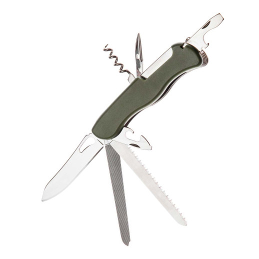 Нож Partner HH062014110OL, olive, 9 инструментов