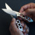 Набор двух ножей Ocaso Duo Desk Knife Spear Point с подставкой из древесины ореха