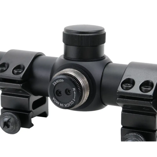 Оптический прицел Hawke Fast Mount 3-9x40 AO сетка Mil Dot. Кольца на Weaver
