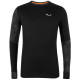 Термофутболка мужская Salewa CRISTALLO WARM AMR L/S TEE - черная, M