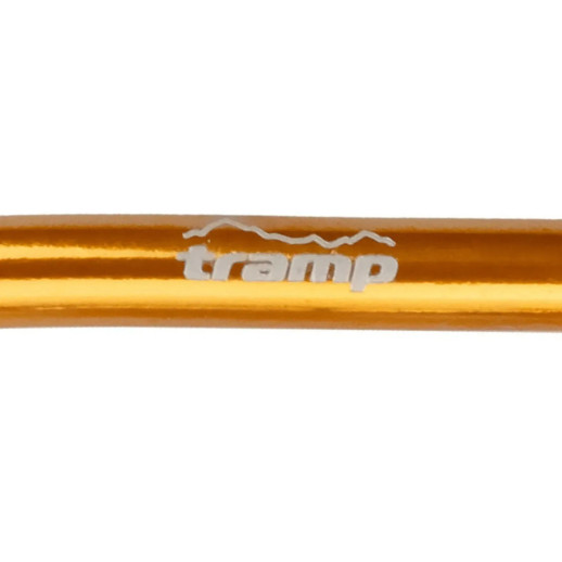 Набор алюминиевых карабинов Трамп 6 см с муфтой UTRA-307-orange (10 шт)