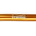 Набор алюминиевых карабинов Трамп 6 см с муфтой UTRA-307-orange (10 шт)