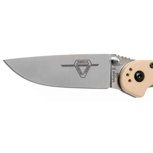 Нож Ontario Knife RAT II Linerlock D2 desert tan