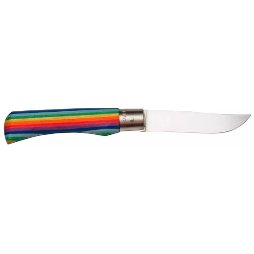 Нож Old Bear Rainbow XL, 420 steel, wood handle, rainbow
