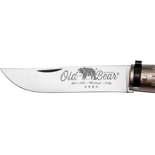Нож Old Bear Rainbow XL, 420 steel, wood handle, rainbow