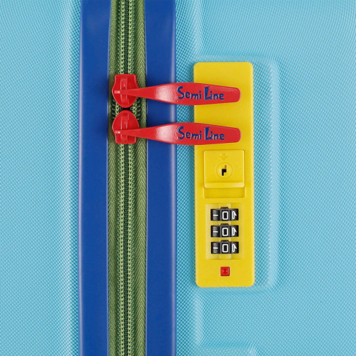 Чемодан Semi Line 24" (M) Blue (T5844-2)
