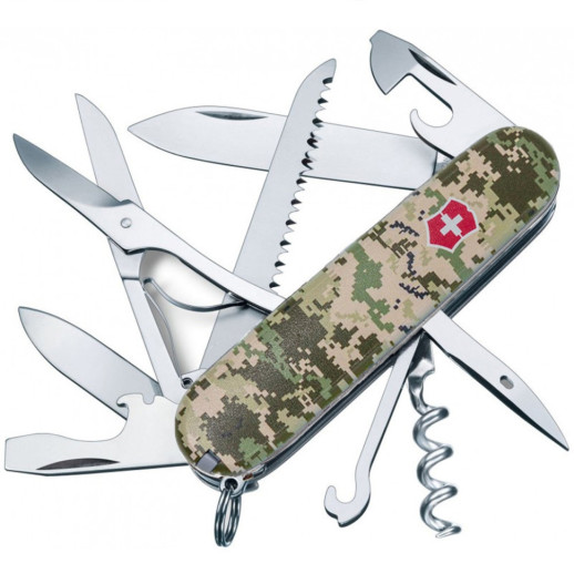 Нож Huntsman Army 91мм/15функ/Пиксель из кр. лого