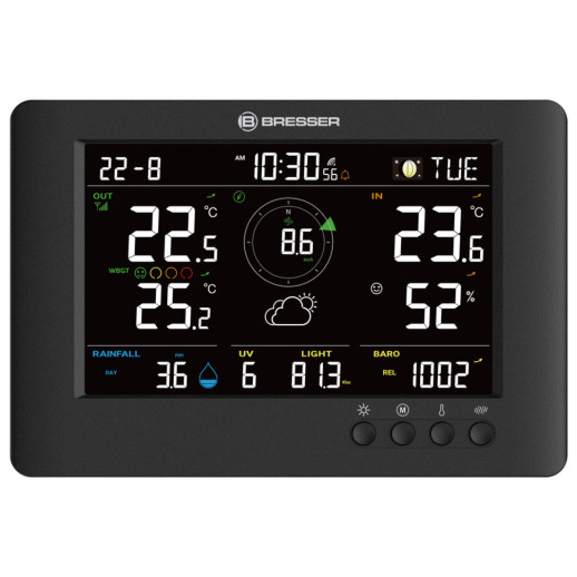Метеостанция Bresser 8-in-1 ClearViewTB (11524) (932387)