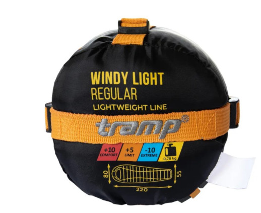 Спальный мешок Tramp Windy Light кокон правый TRS-055