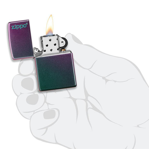 Зажигалка Zippo Reg Iridescent Matte Logo (49146ZL)