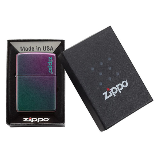 Зажигалка Zippo Reg Iridescent Matte Logo (49146ZL)