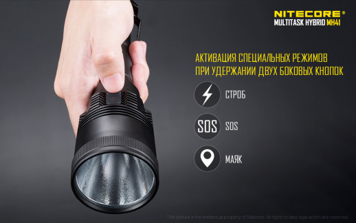 Поисково-тактический фонарь Nitecore MH41