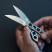 Набор двух ножей Ocaso Duo Desk Knife Wharncliffe с подставкой из древесины ореха
