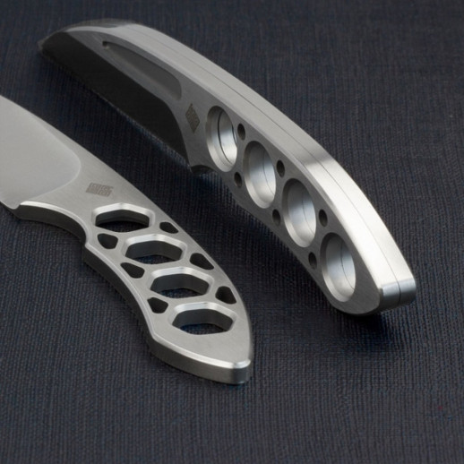 Набор двух ножей Ocaso Duo Desk Knife Wharncliffe с подставкой из древесины ореха
