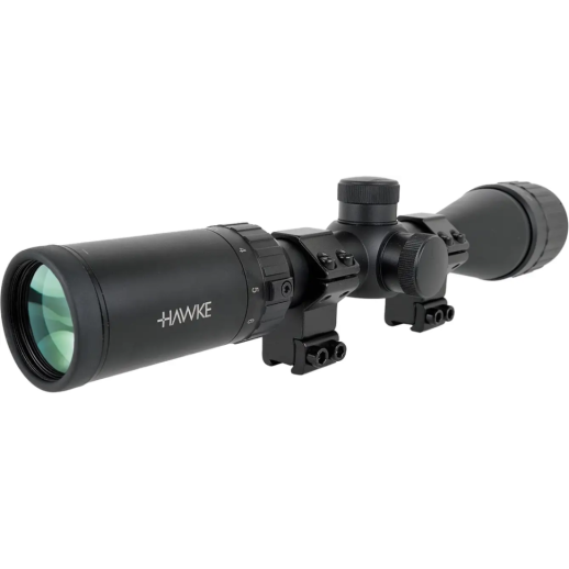 Оптический прицел Hawke Fast Mount 3-9x40 AO сетка Mil Dot. Кольца на Ласточкин хвост