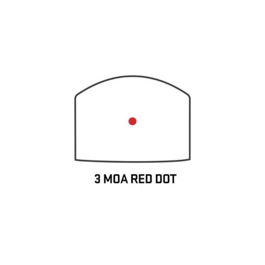 Прицел коллиматорный Sig Optics ROMEO-X PRO FOOTPRINT, OPEN, 3 MOA RED DOT, BLACK