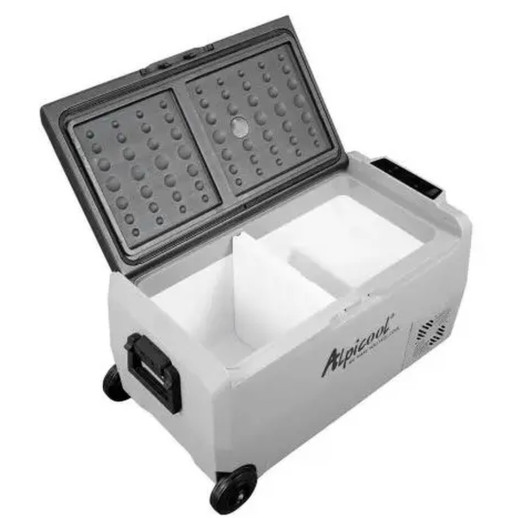 Автохолодильник Alpicool T50 50л. двухкамерный.компрессорный до -20℃.12, 24.220 вольт
