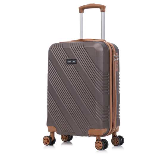 Чемодан Semi Line 20" (S) Brown (T5850-1)