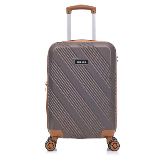 Чемодан Semi Line 20" (S) Brown (T5850-1)