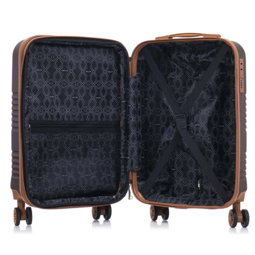 Чемодан Semi Line 20" (S) Brown (T5850-1)