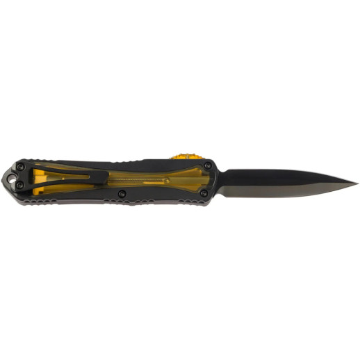 Нож Heretic Manticore E Double Edge Black Blade Ultem Inlays