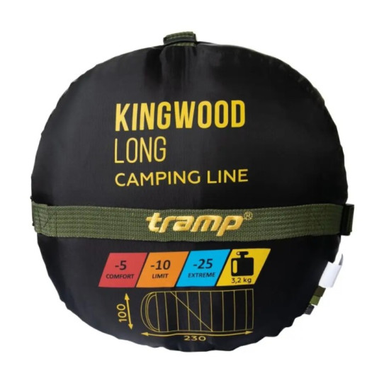 Спальный мешок одеяло Tramp Kingwood Long левый TRS-053L-L