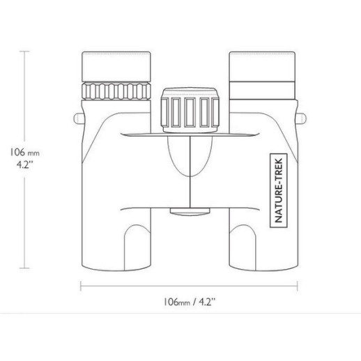 Бинокль  Hawke Nature Trek 10x25 Green