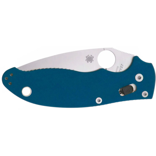 Нож Spyderco Manix 2, CPM SPY27, G-10 cobalt blue
