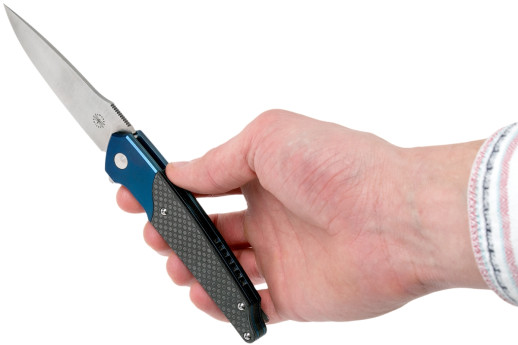 Нож Amare Knives Pocket Peak Folder, синий