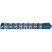 Цевье Leapers AR15, Ultra Slim, 15", M-LOK Black/Blue