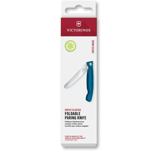 Складной нож для пикника Victorinox Swiss Classic 11см волн син 6.7832.FC1