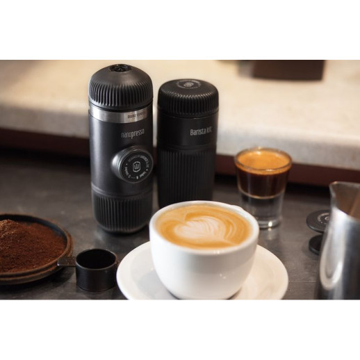 Портативная эспрессо-кофеварка Wacaco Nanopresso Grey