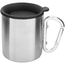 Ручка-карабин для термокружки Tatonka Thermo Mug Carabiner 250, Silver( TAT 4134.000)
