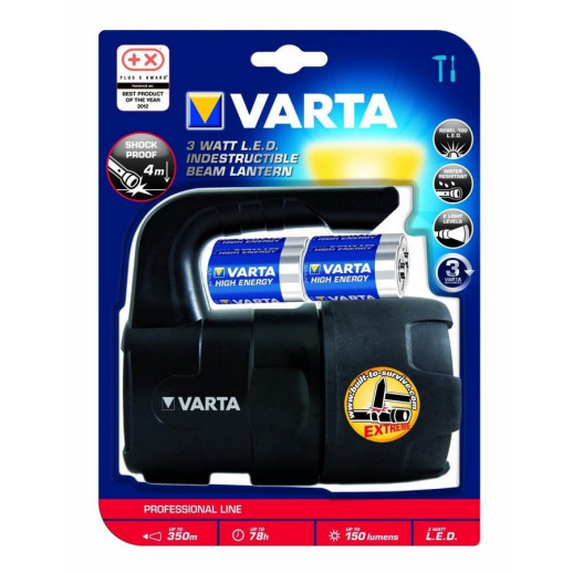 Ручной фонарь Varta LED 4C, 150 лм (18750101421)