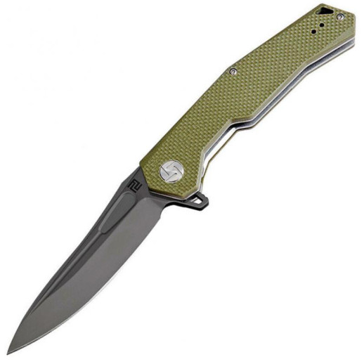Нож Artisan Zumwalt Black Blade, D2, G10 Flat olive