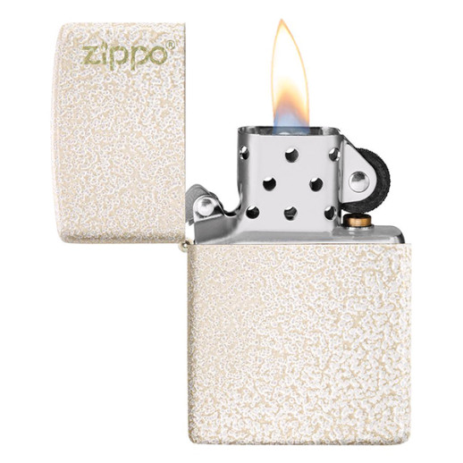 Зажигалка Zippo Reg Mercury Glass Matte Logo (49181ZL)