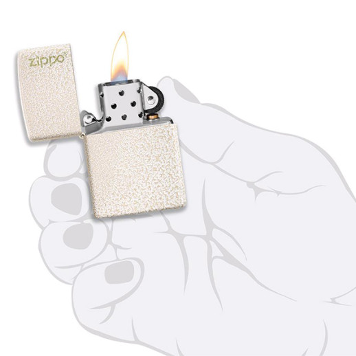 Зажигалка Zippo Reg Mercury Glass Matte Logo (49181ZL)