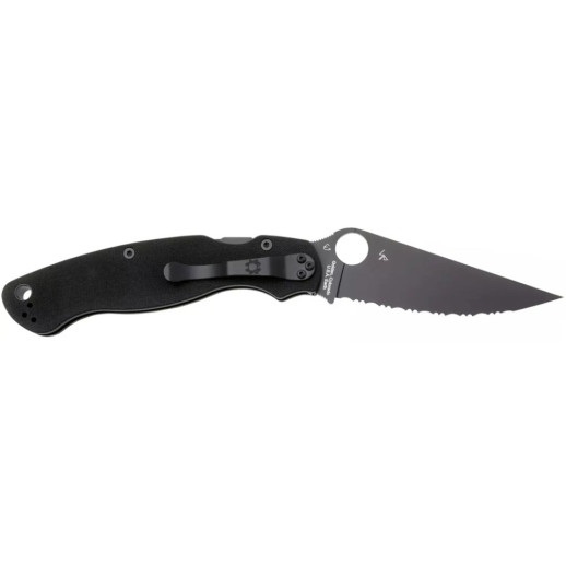 Нож Spyderco Military 2 Black Blade, CPM S30V, G-10 black