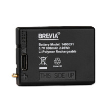 Аккумулятор Brevia 3.7V 800mAh Li-polymer с Type-C для налобных фонарей