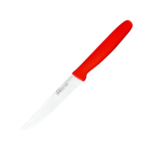 Нож кухонный Due Cigni Steak Knife Serrated, 110 mm, красный (714-11DR)