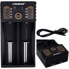 Зарядное устройство Liitokala Lii-202, Ni-Mh/Li-ion/Li-Fe/LiFePO4, USB, Powerbank