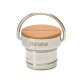 Стальная крышка с бамбуком Klean Kanteen Stainless Unibody Bamboo Cap