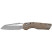 Нож Microtech MSI S/E Fluted G-10 Apocalyptic Partial Serrated tan